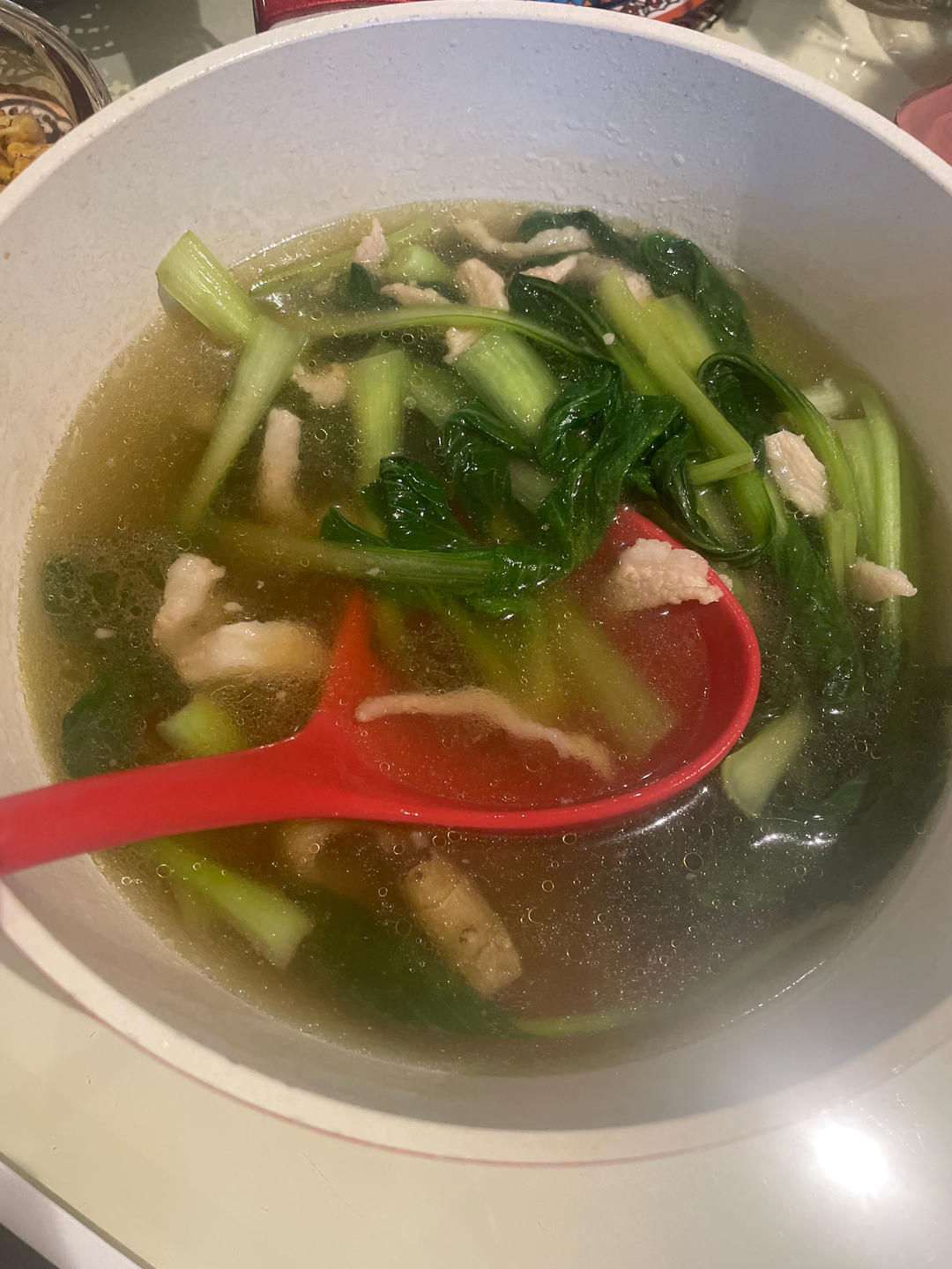 青菜瘦肉汤
