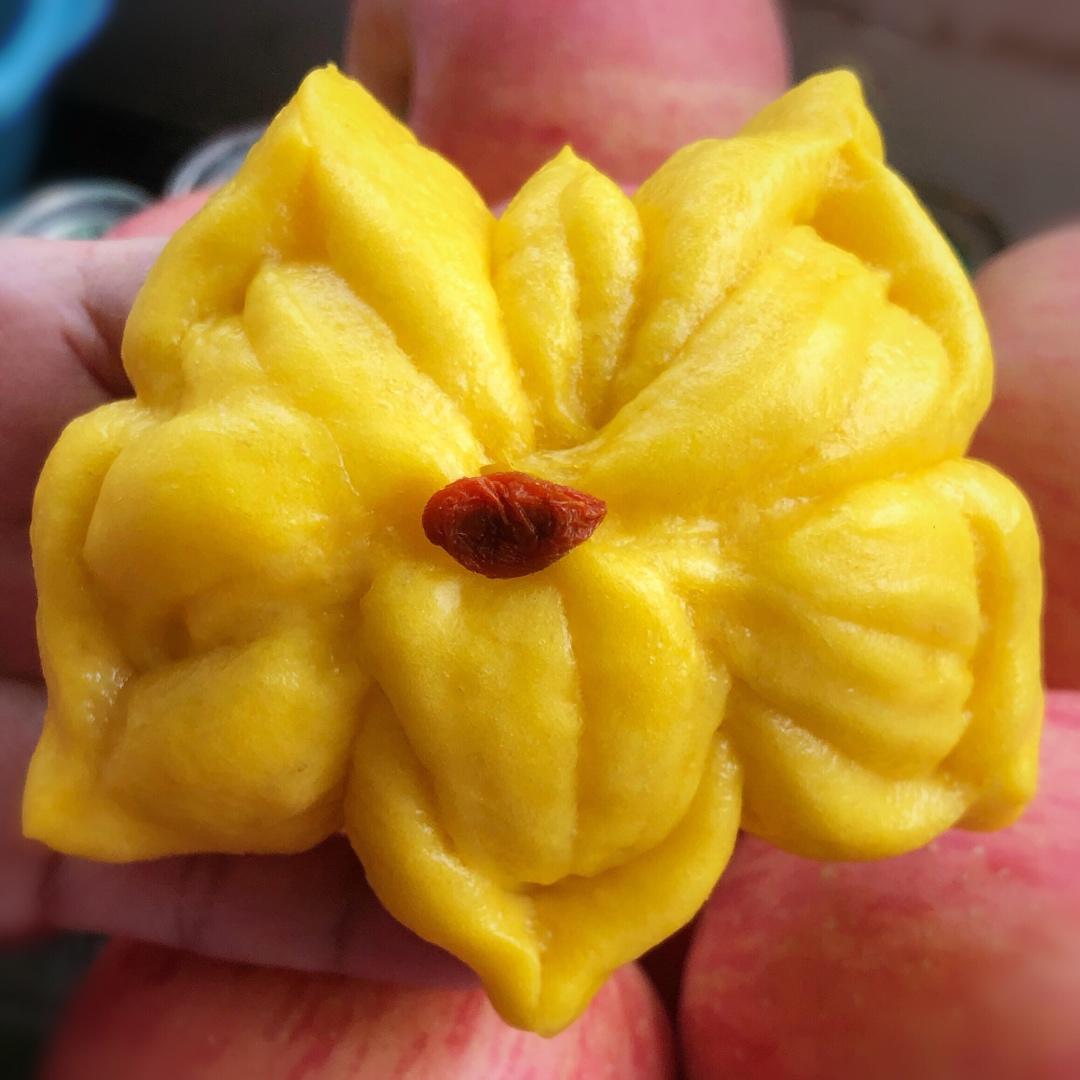 南瓜花卷馒头