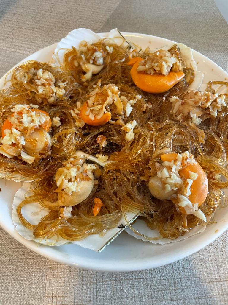 蒜蓉粉丝蒸扇贝的做法