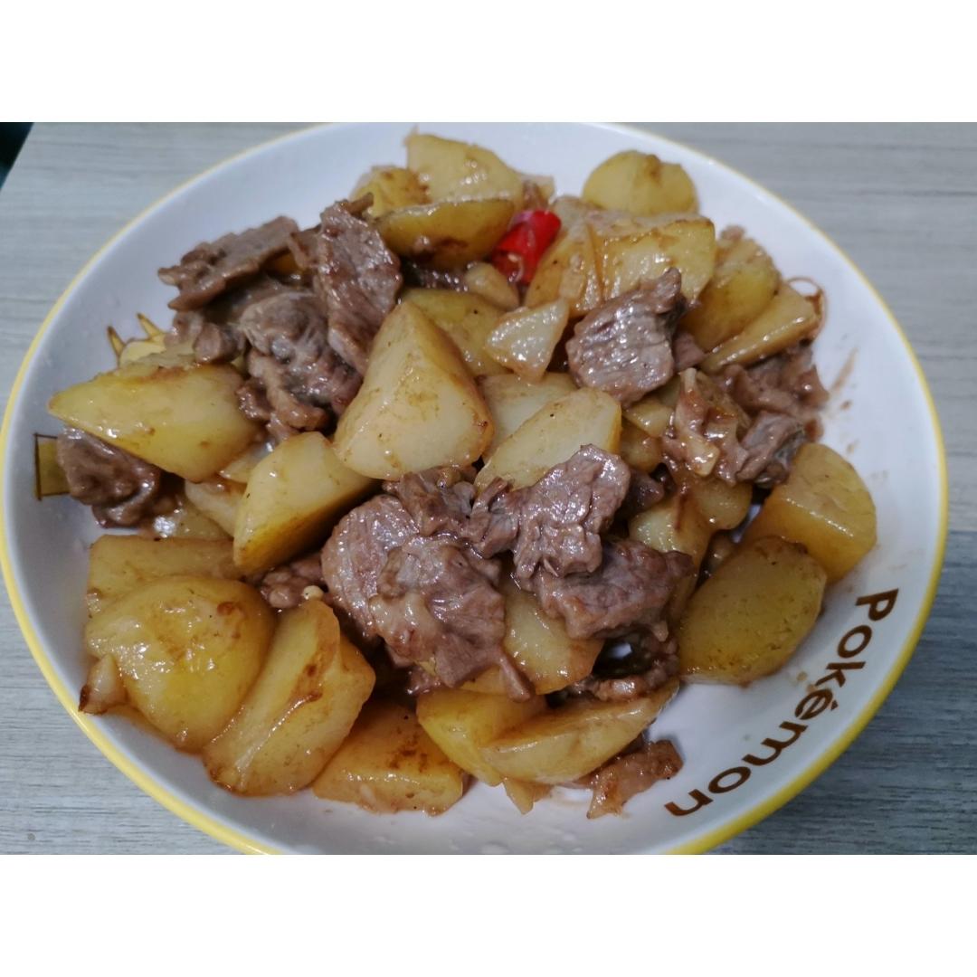 土豆炒牛肉
