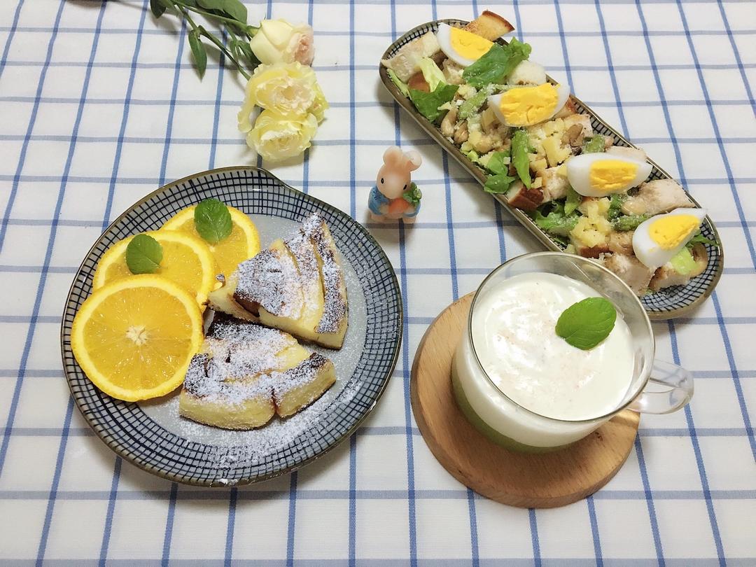 年轮法式吐司【面包边也有春天】