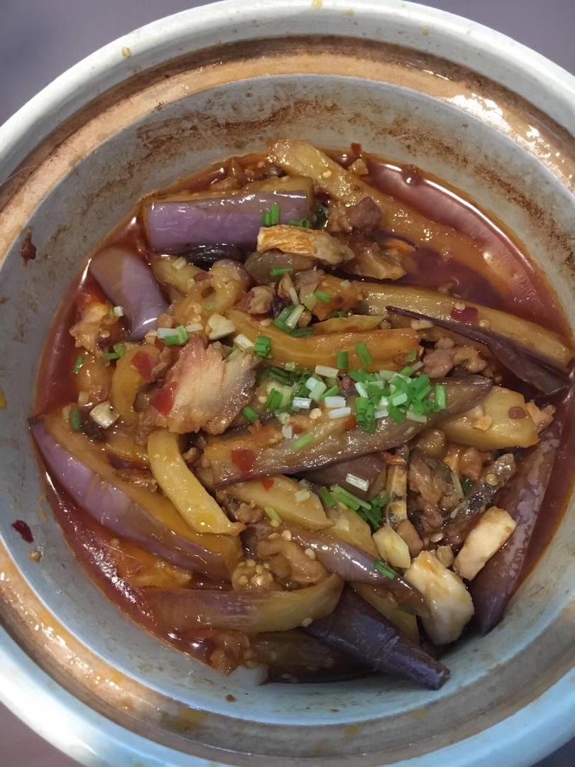鱼香茄子煲