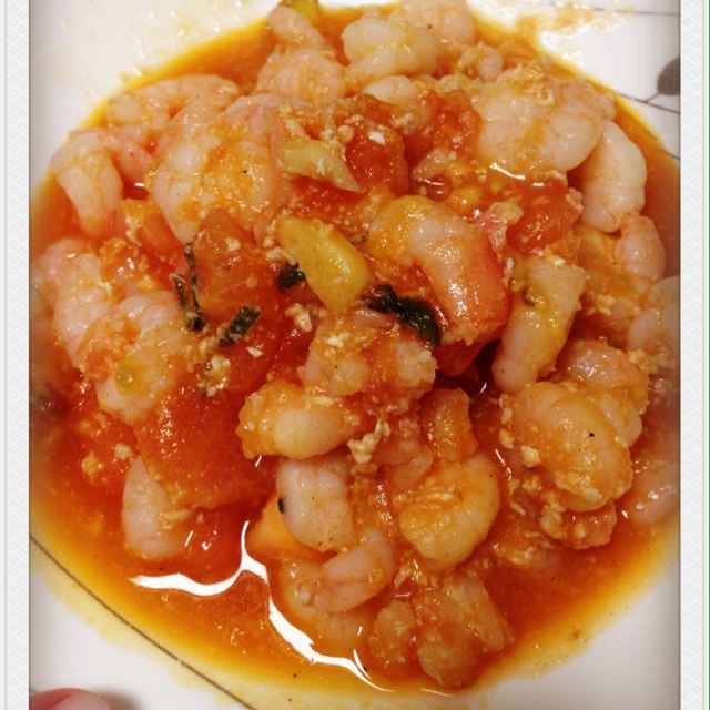 茄汁虾仁