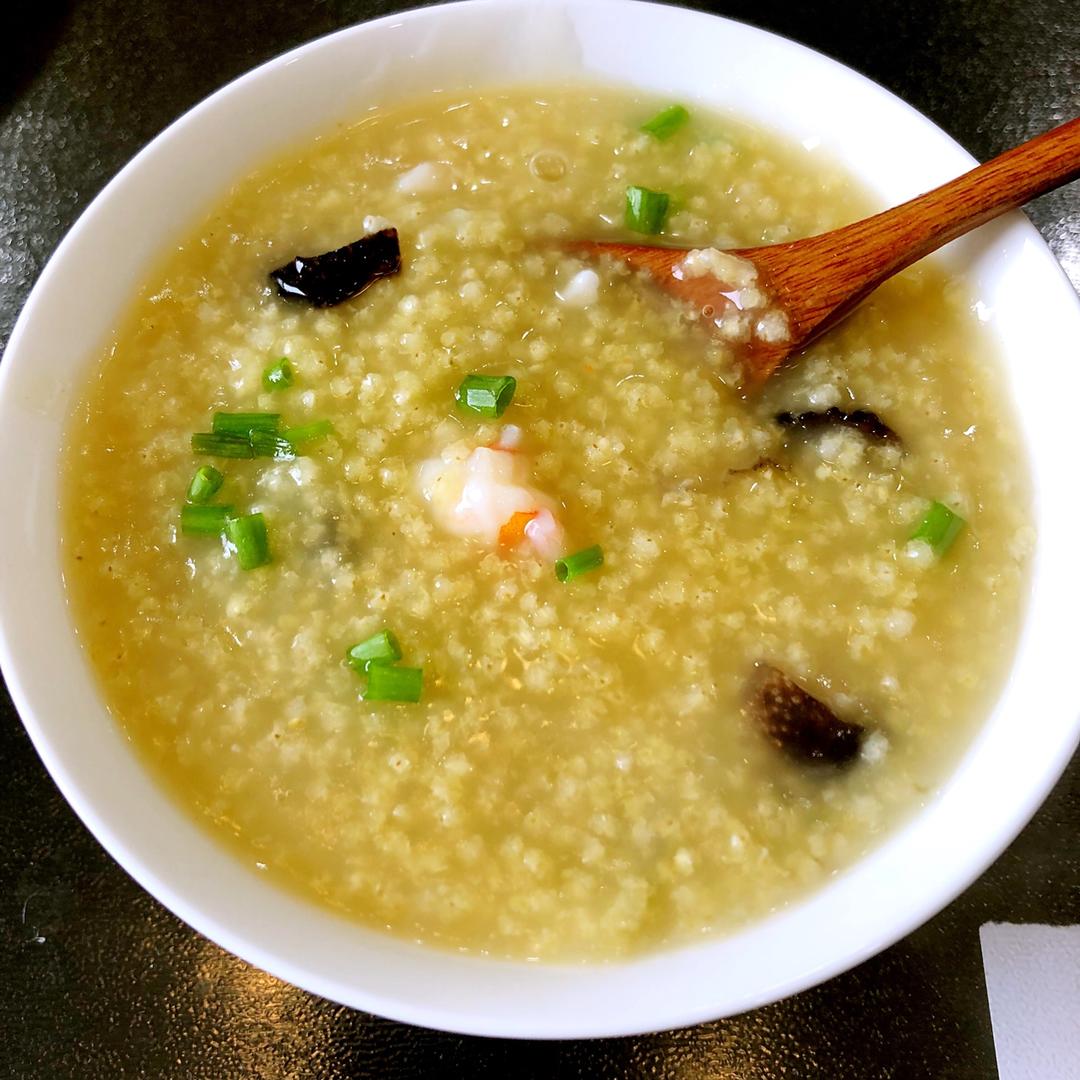 鸡汁小米海参粥