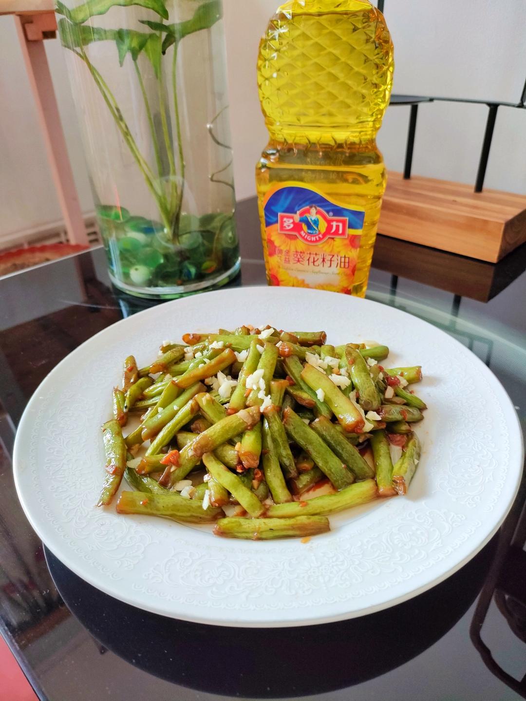 油焖蒜蓉豆角