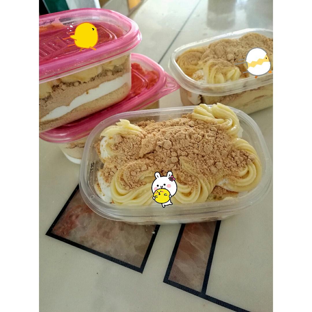 日式豆乳盒子蛋糕