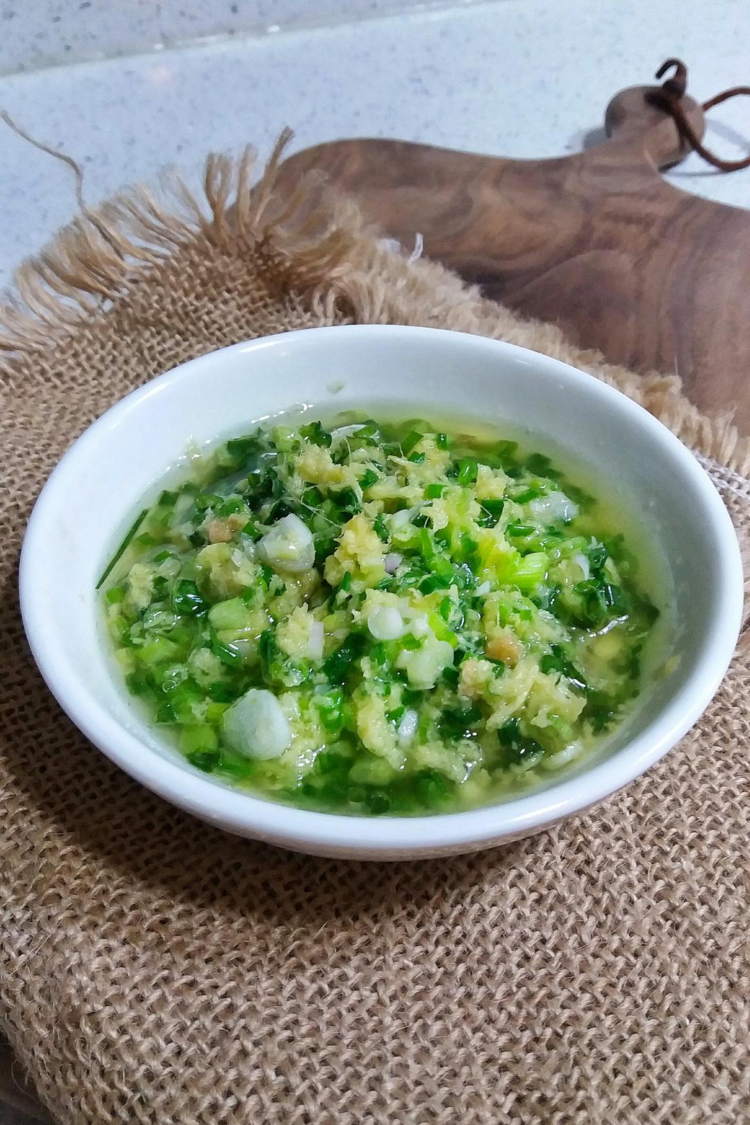 小亦小小做的姜葱茸蘸汁