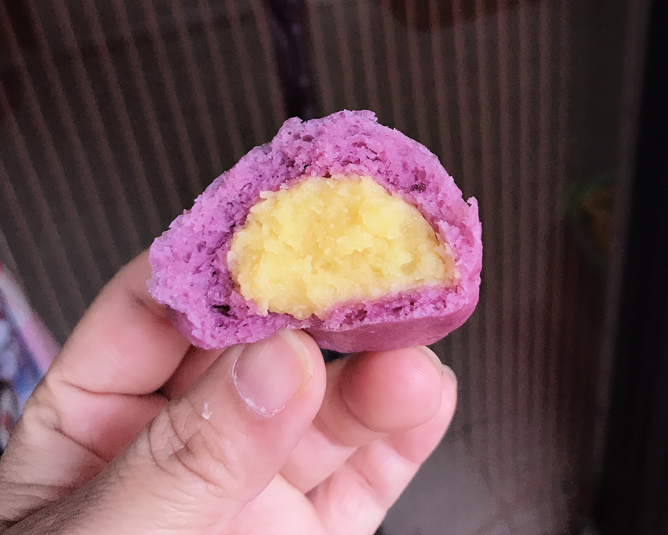 紫薯奶黄包的做法