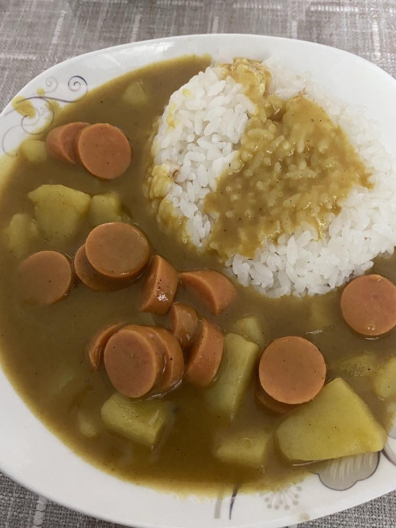 基础版土豆咖喱饭