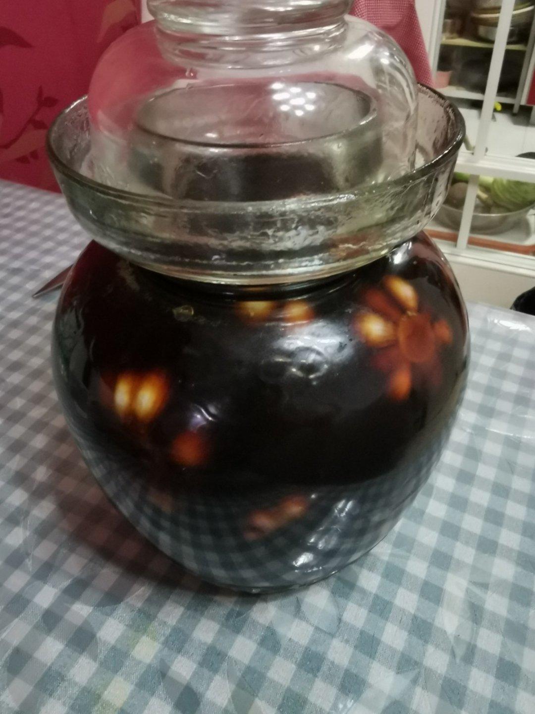 腌甜蒜糖蒜