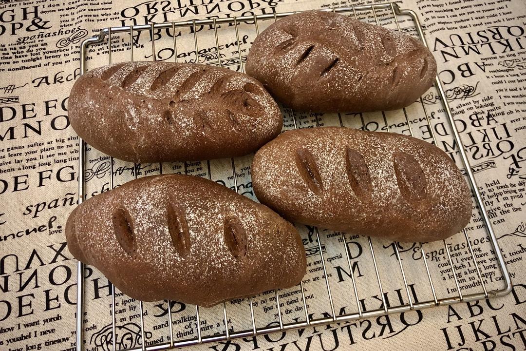 麻薯核桃夹心软欧包