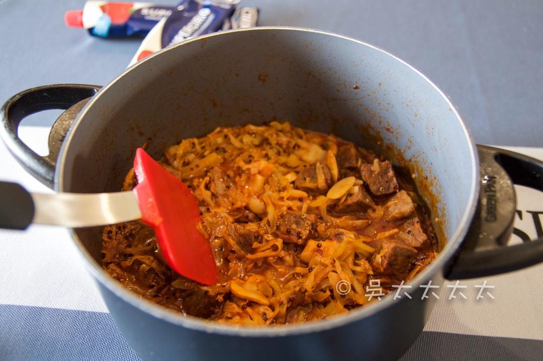 【健康三餐】番茄圆白菜肉酱闷饭