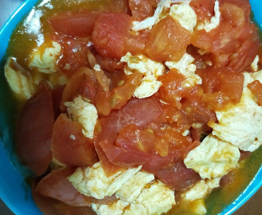 酸酸甜甜番茄炒蛋