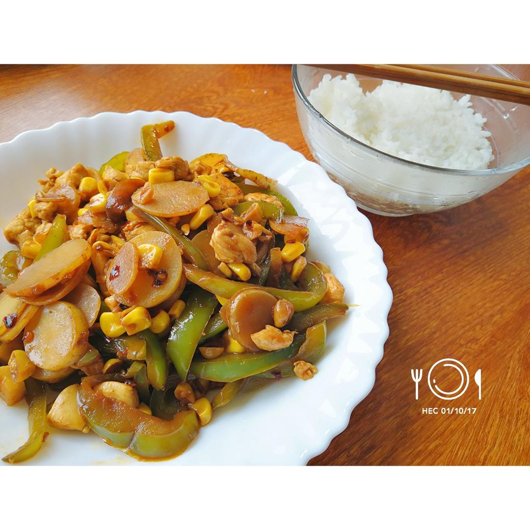 5分钟速食--青椒炒鸡脯