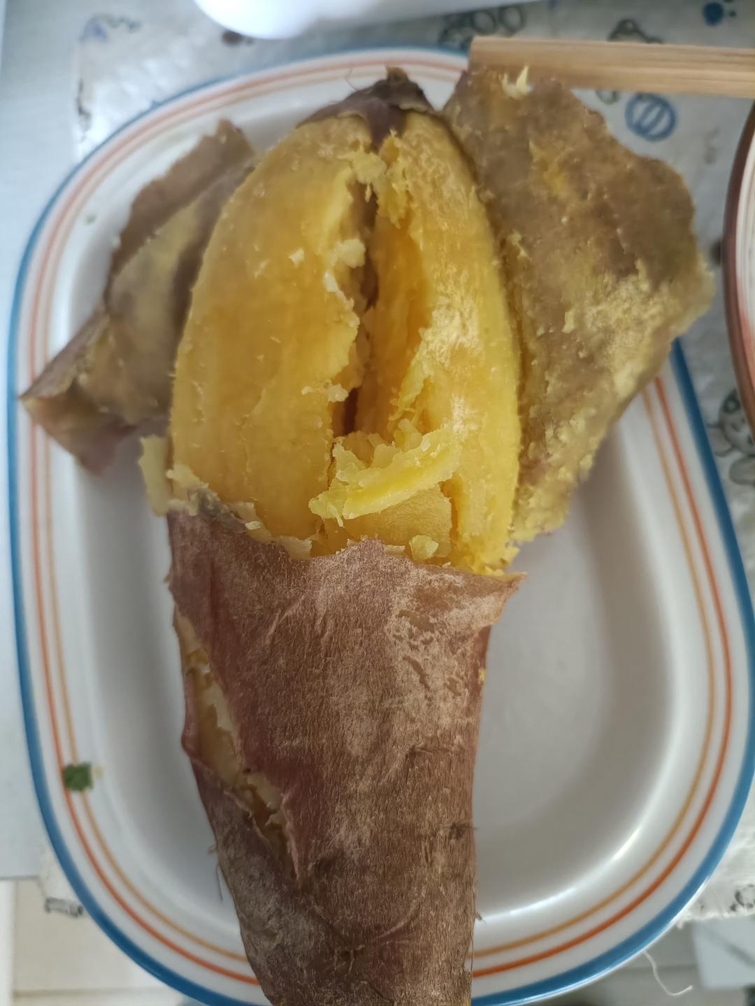 零失败微波炉烤红薯