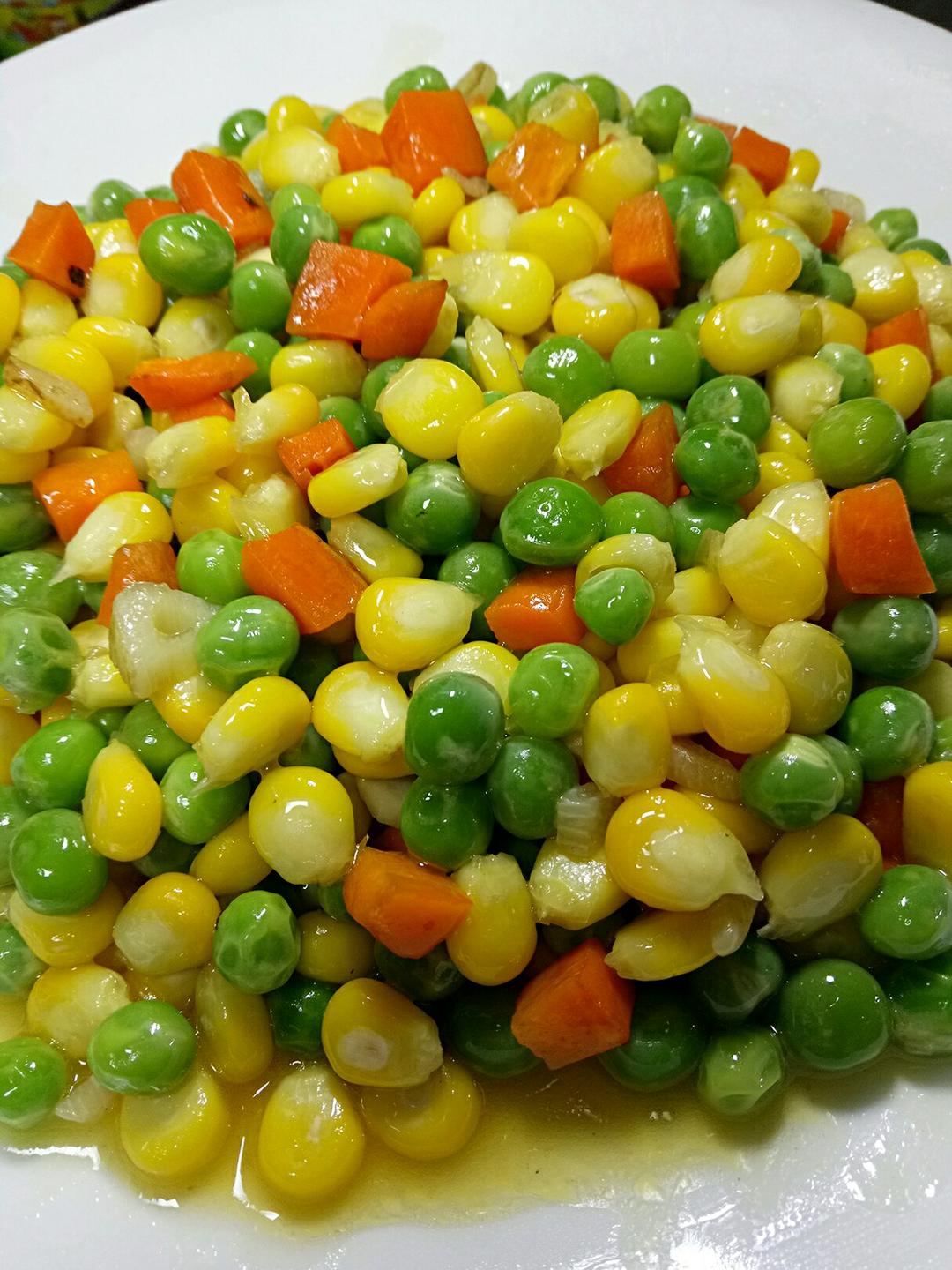 嗨娟子做的青豆玉米