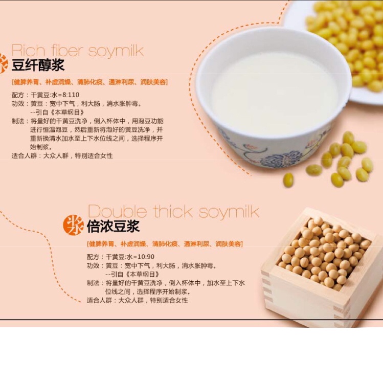 多种豆浆机食谱的做法 步骤4