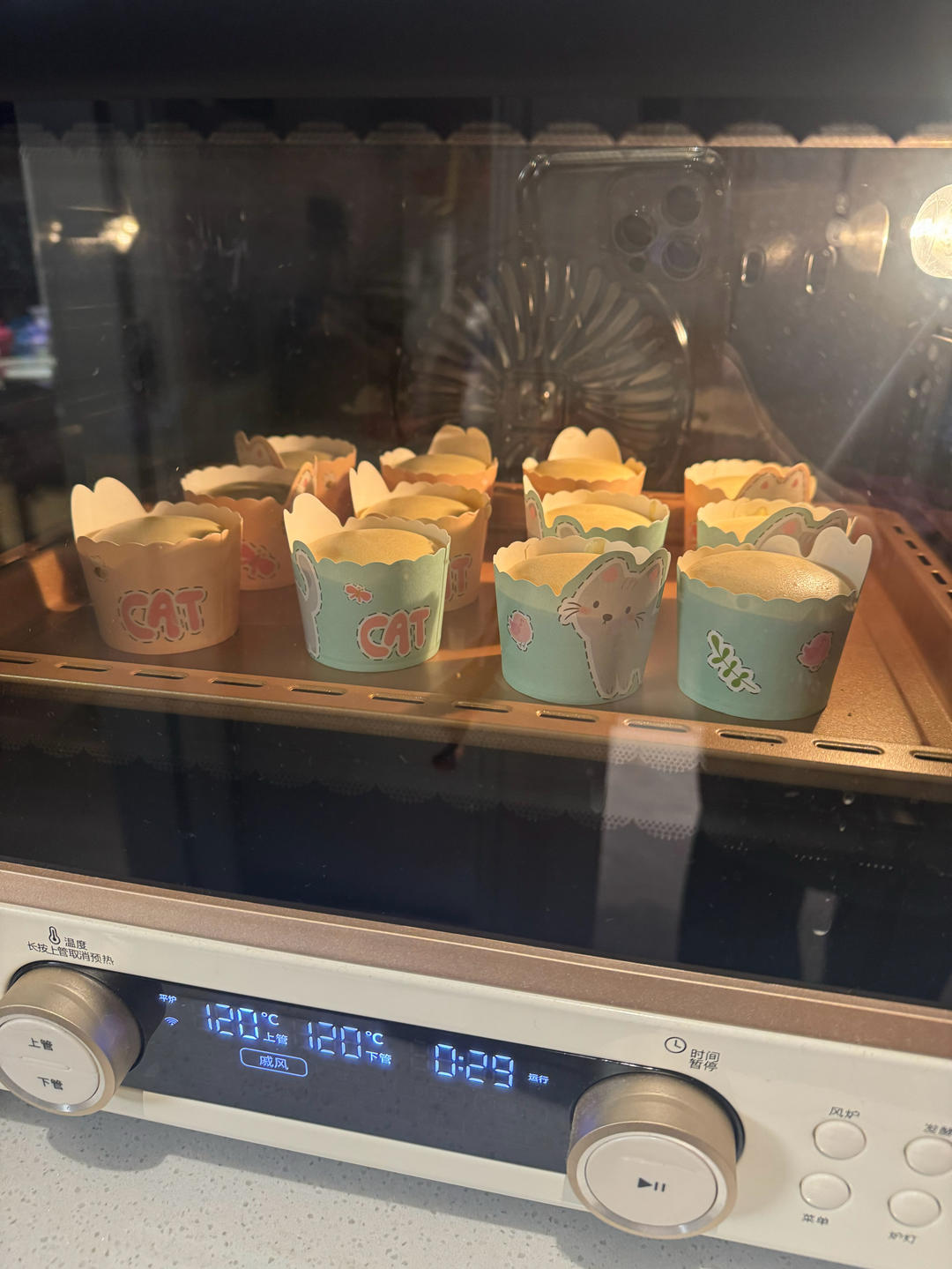 戚风小纸杯蛋糕