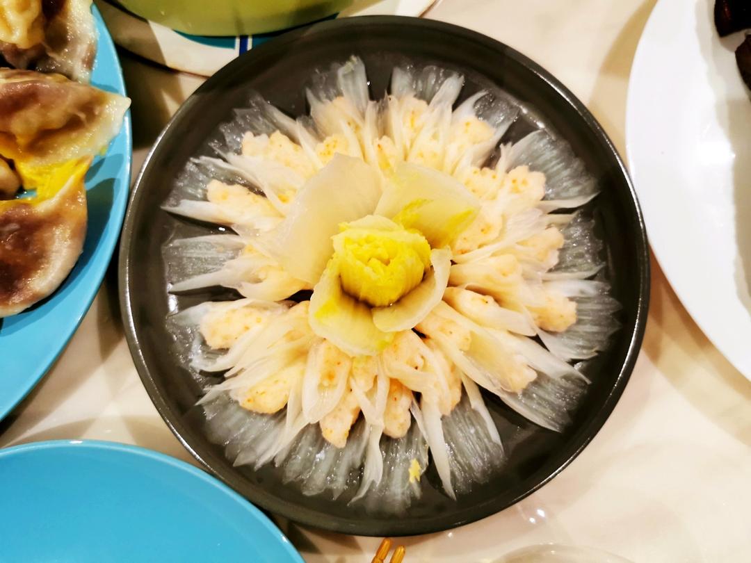 花开富贵-白菜虾滑卷