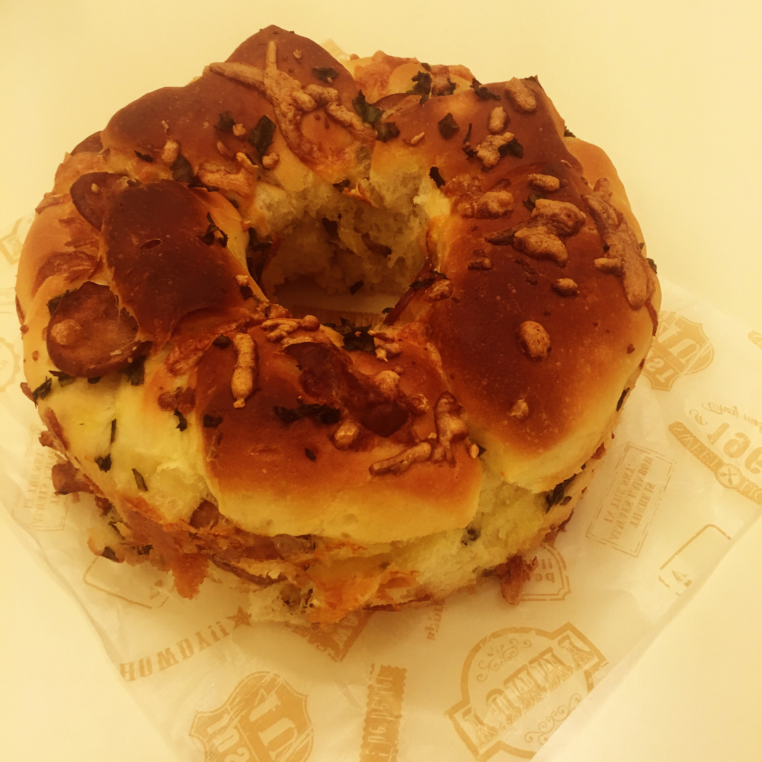 奶酪香肠手撕包