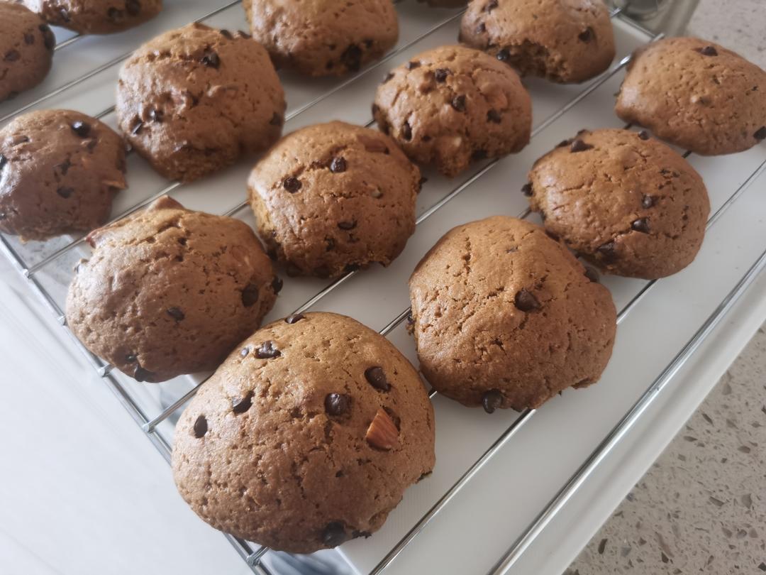 chocolate chip cookies美式超大巧克力软曲奇