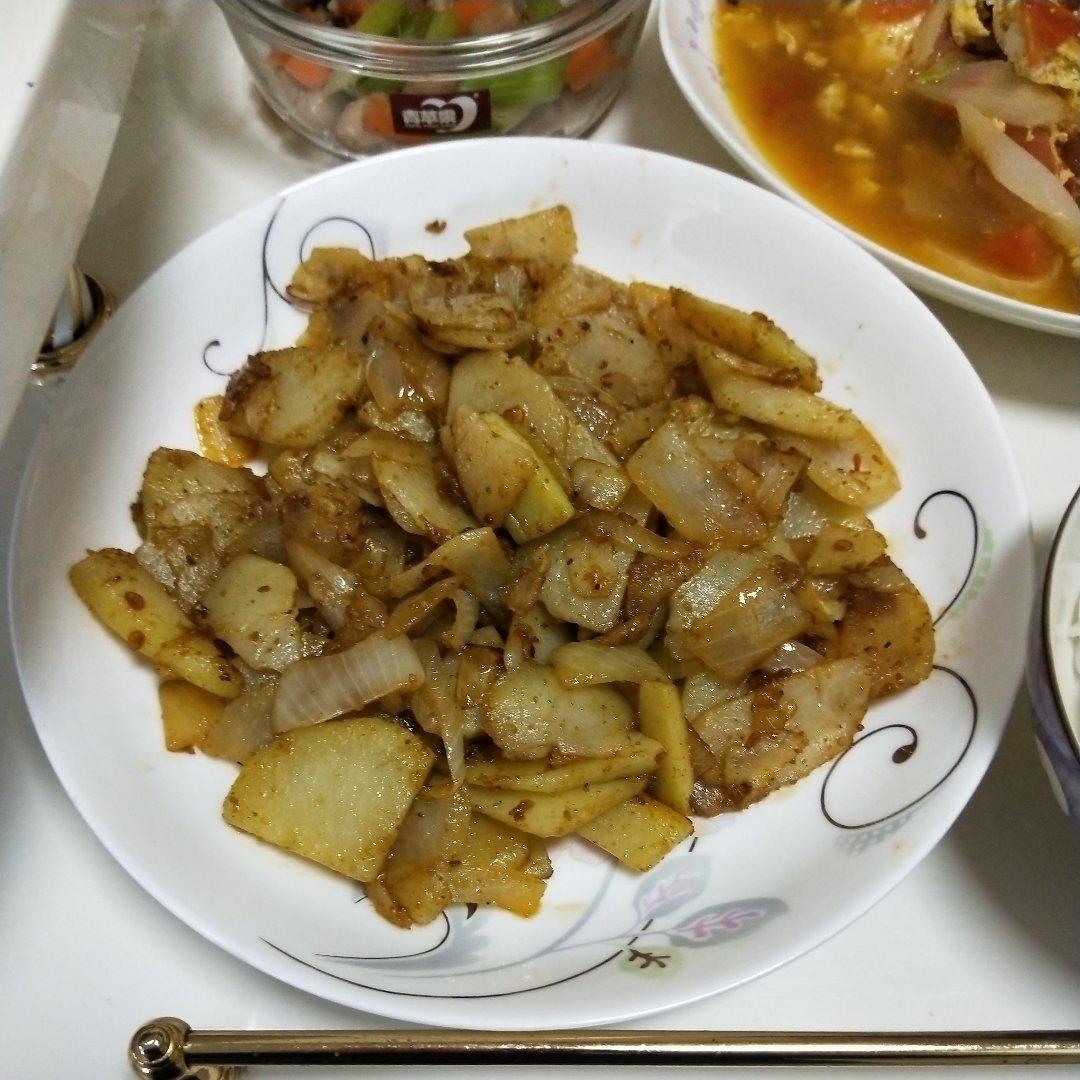孜然洋葱土豆片