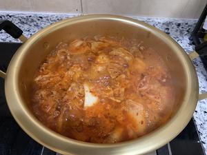 韩式泡菜汤（김치찌개 ）的做法 步骤5