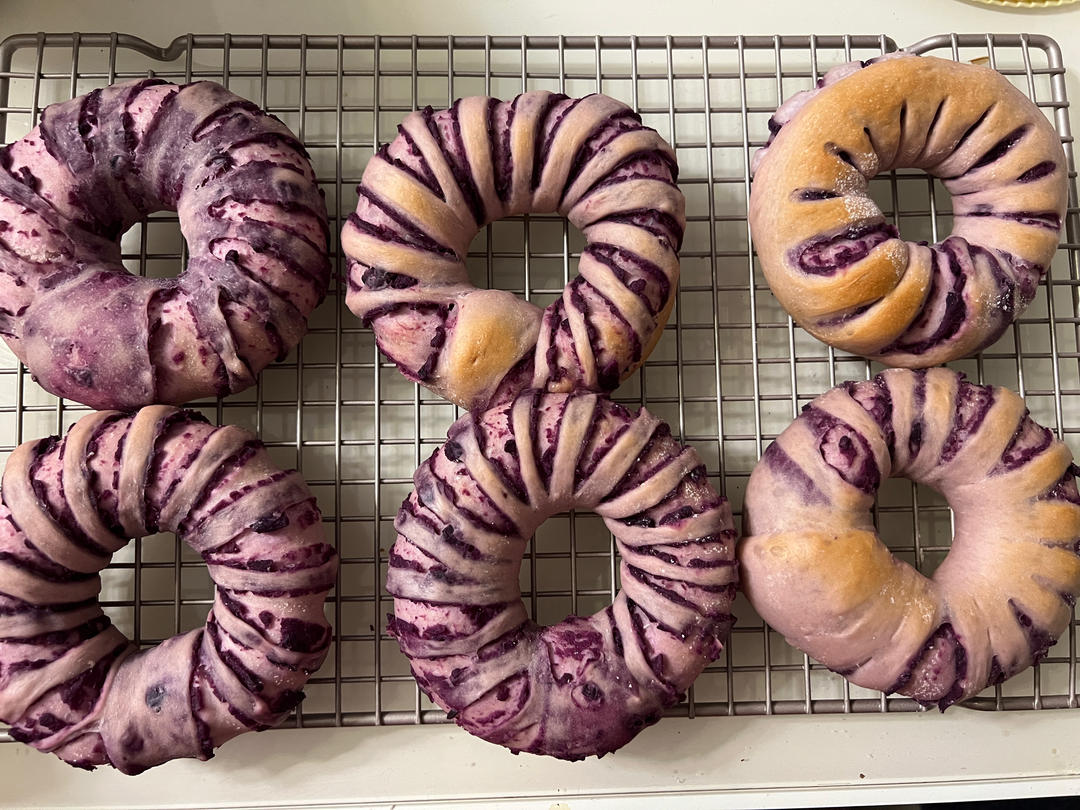 日式奶香紫薯软包（白面包烘焙法）