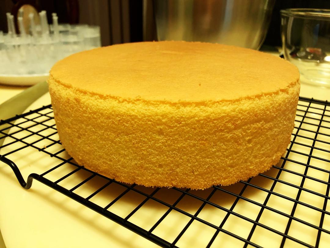 8寸香橙味戚风蛋糕（后蛋法）