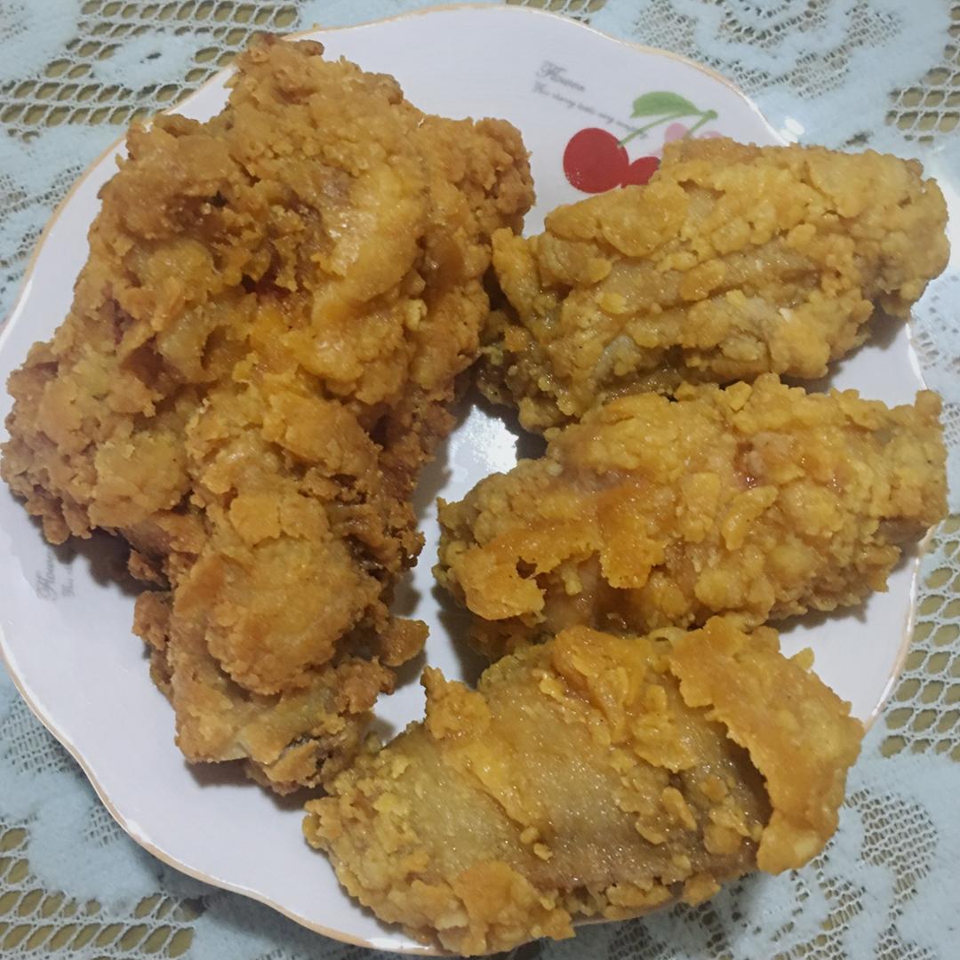 不用炸鸡粉也可以炸出酥脆炸鸡腿