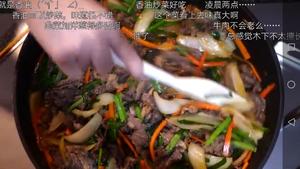 韩式泡菜酱炒牛肉&泡菜豆腐汤【木下大胃王】的做法 步骤13