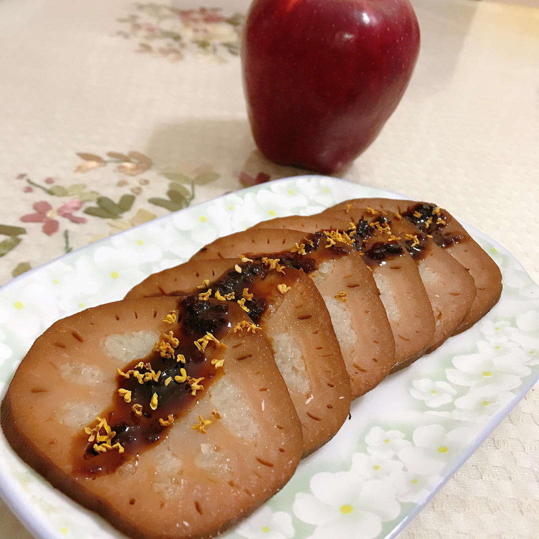 堂妈教你做桂花糯米藕