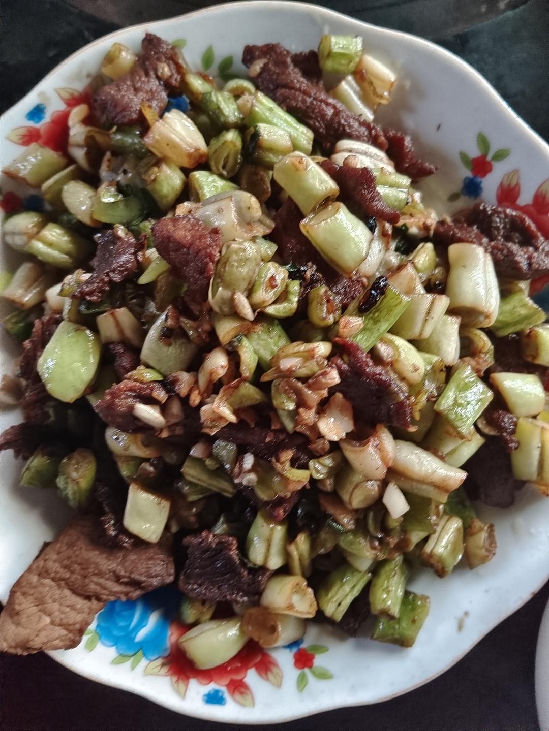 超下饭的四季豆炒肉末
