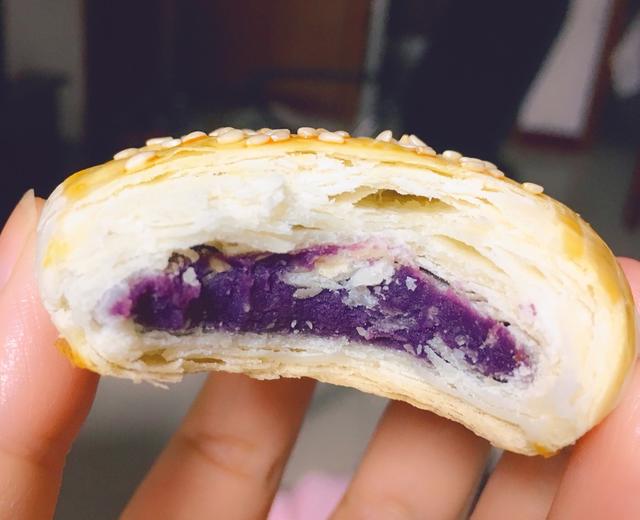 紫薯馅老婆饼的做法