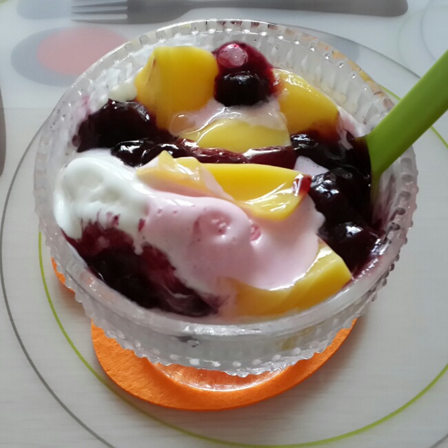 懒人蓝莓冰激凌