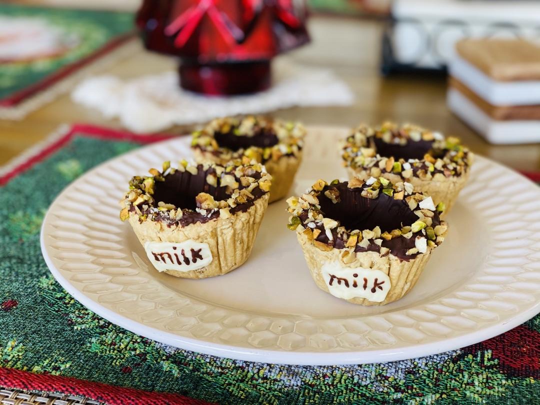 坚果黑巧克力曲奇牛奶杯 Milk-and-Cookie Shots