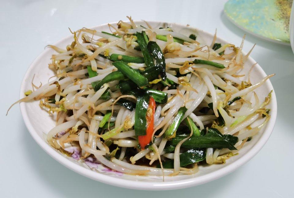 linn-5做的韭菜炒豆芽