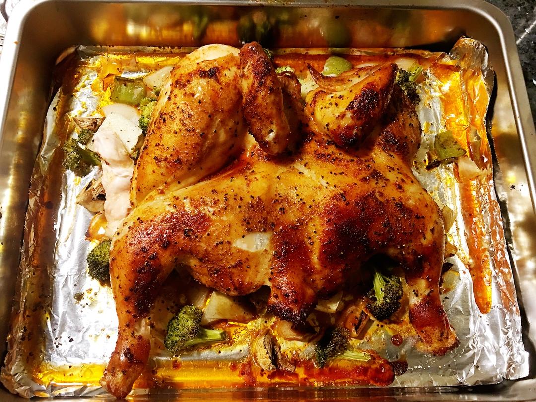 袋袋烤鸡--自制腌料+脆皮秘籍