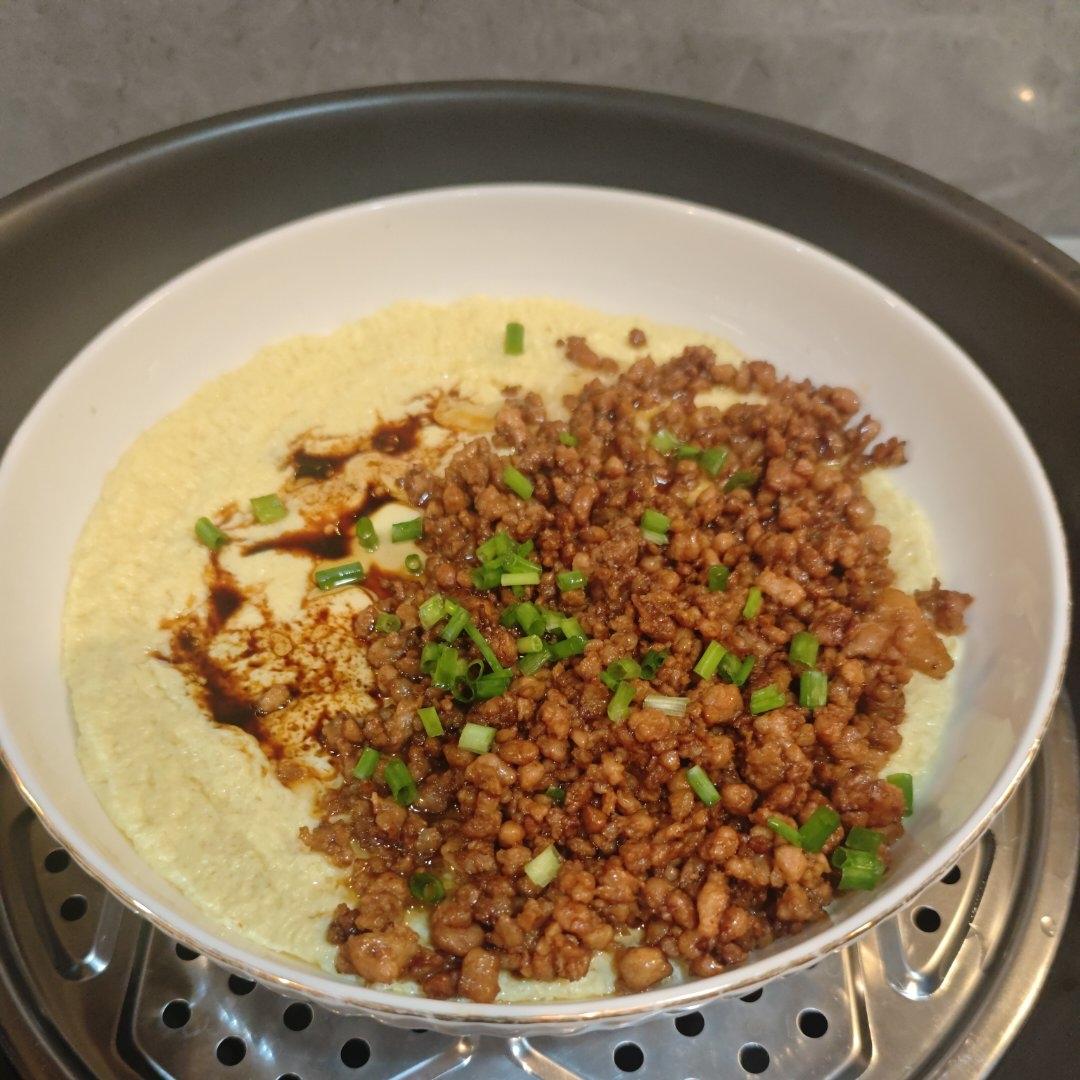 肉末豆腐蒸蛋
