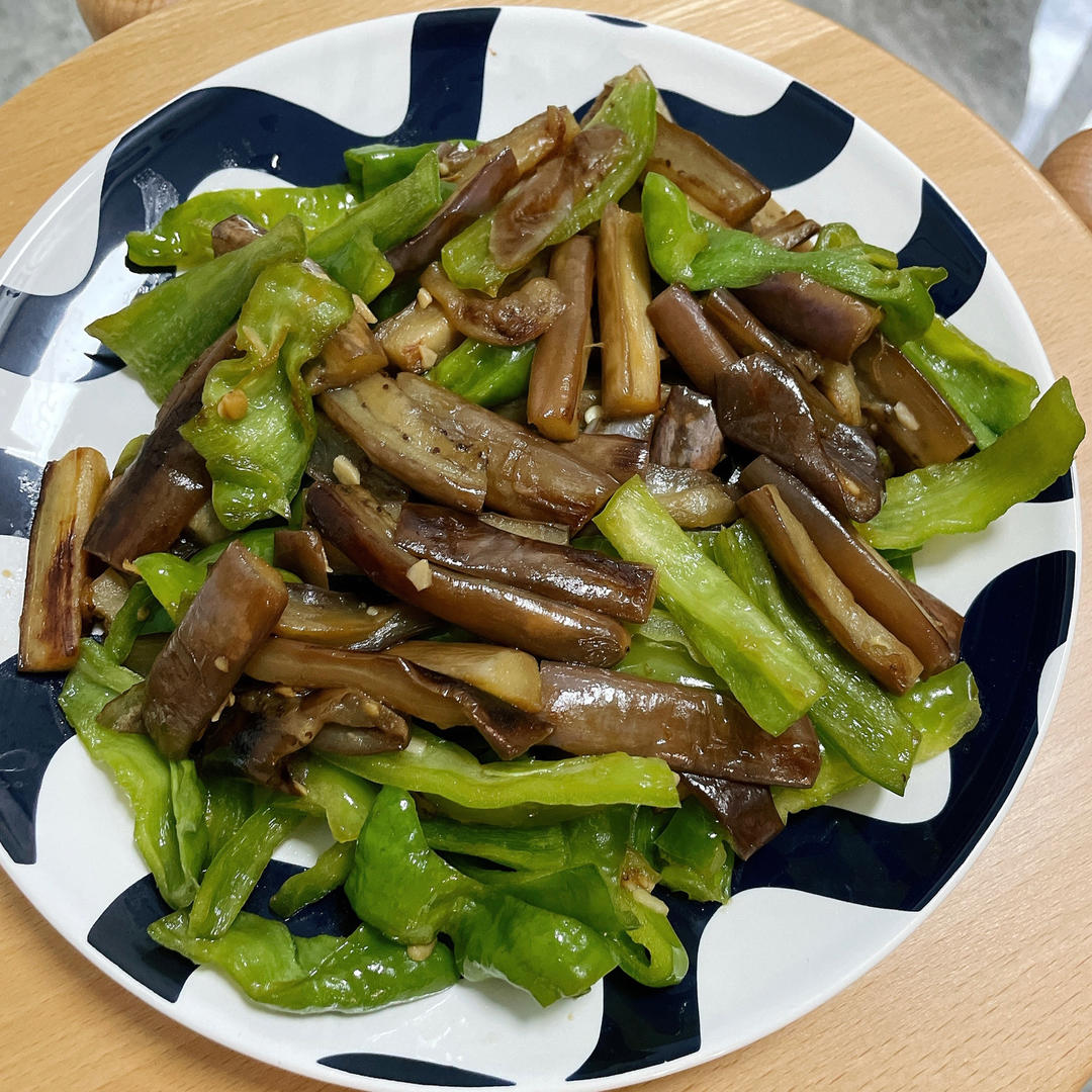 茄子🍆炒青椒