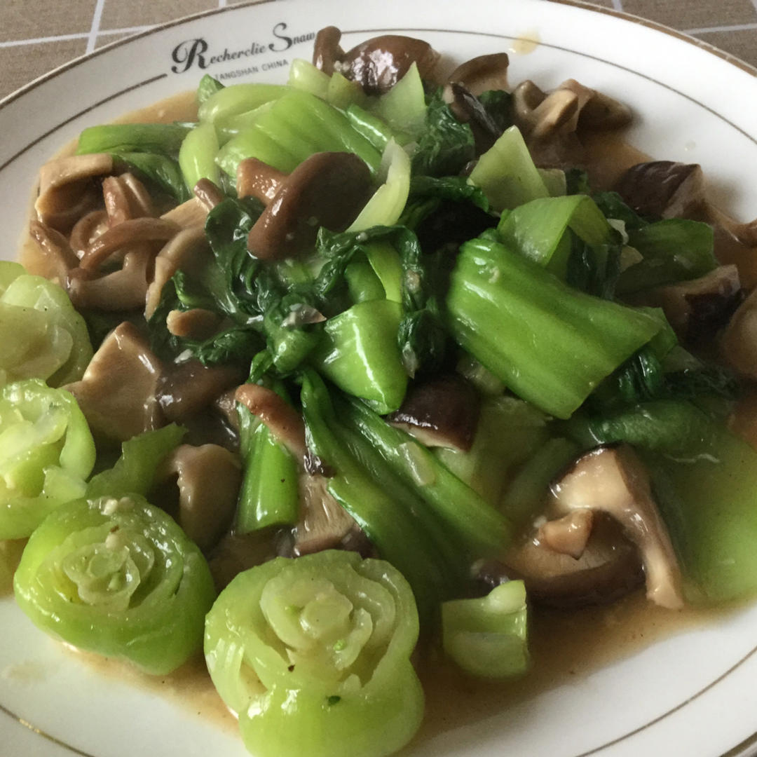 蚝油香菇小油菜