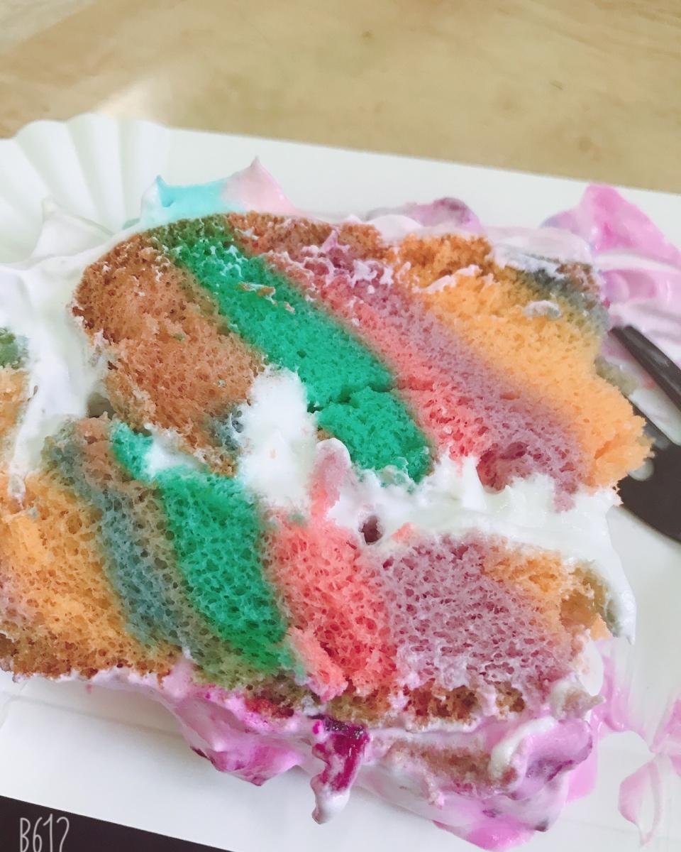 彩虹蛋糕一次成型