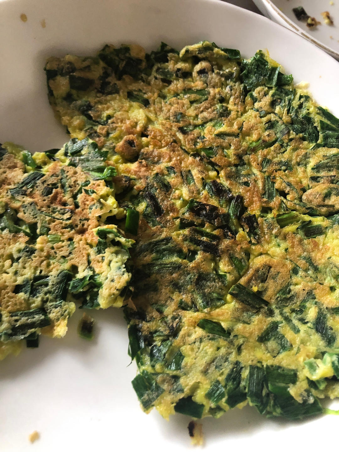 韭菜鸡蛋饼
