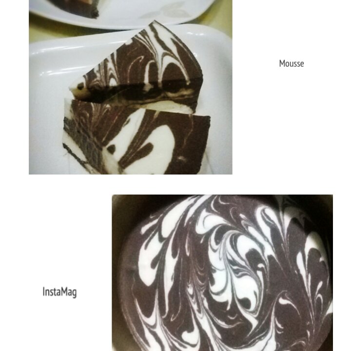 摩卡大理石冻芝士蛋糕