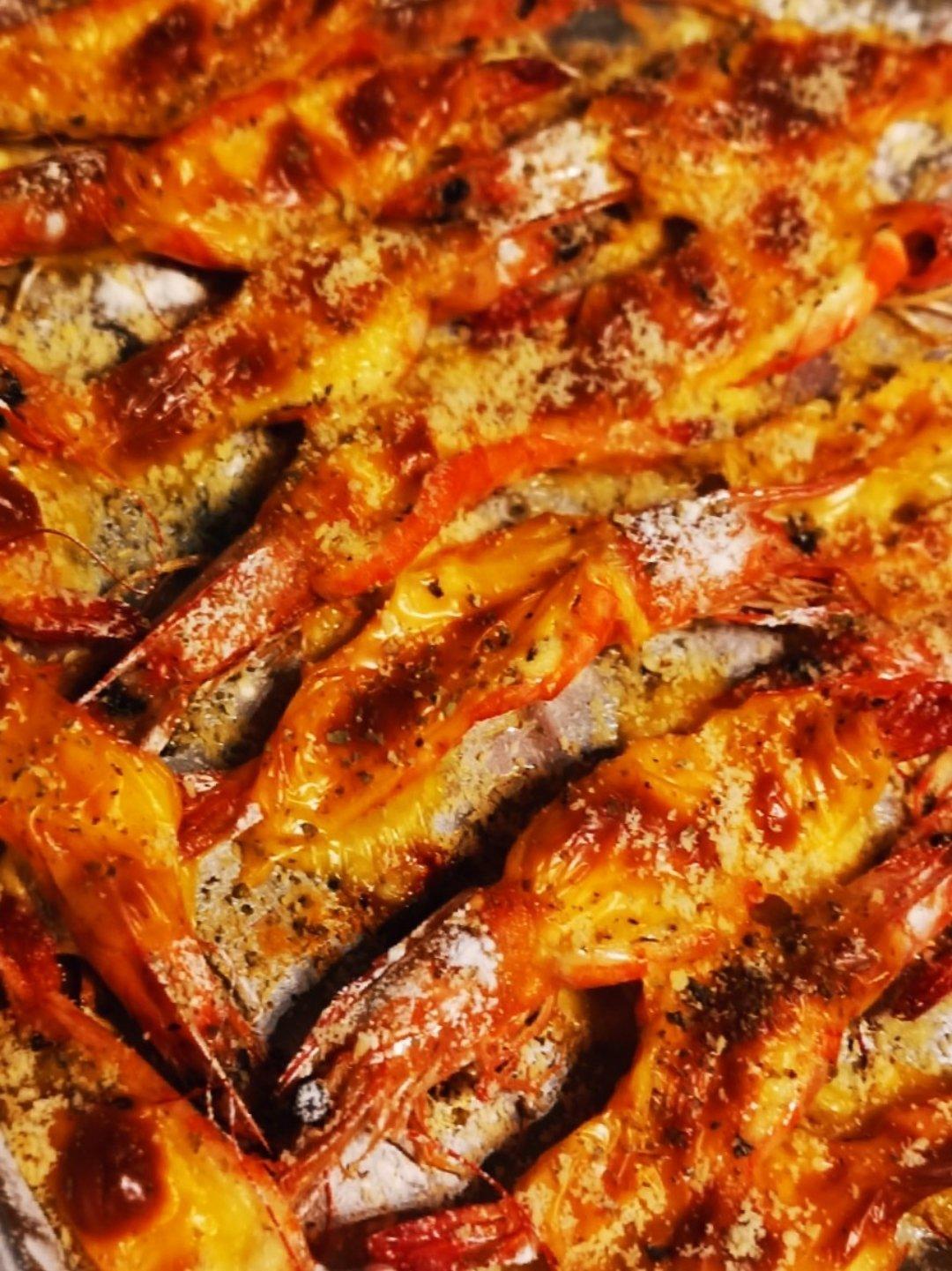 芝士沙拉酱焗大虾