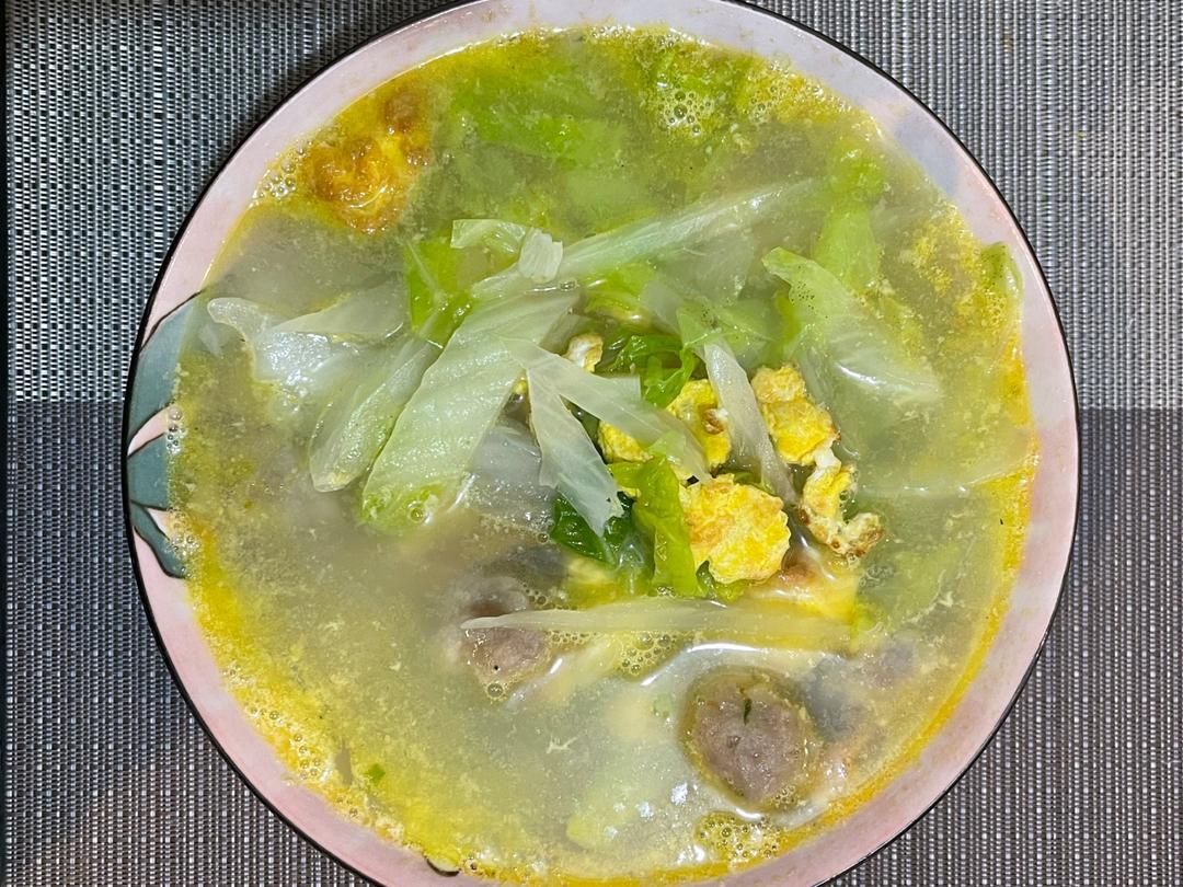 大白菜汤（九毛九那款）