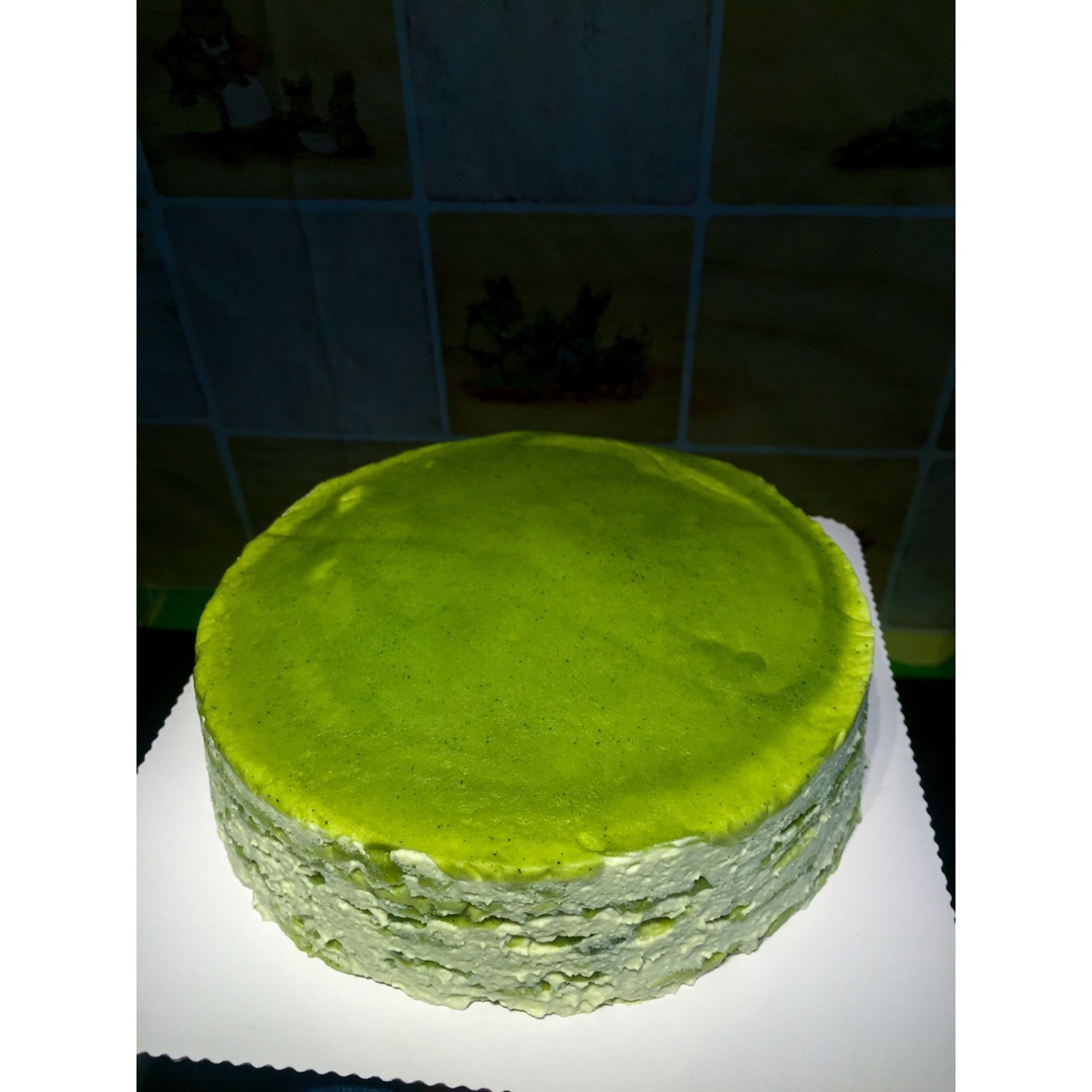 超薄抹茶千层蛋糕 适合新手