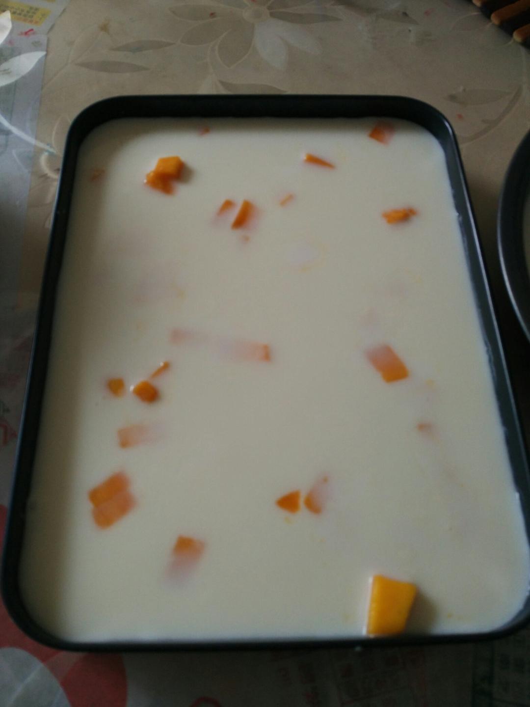 午后小甜点芒果椰汁糕教程