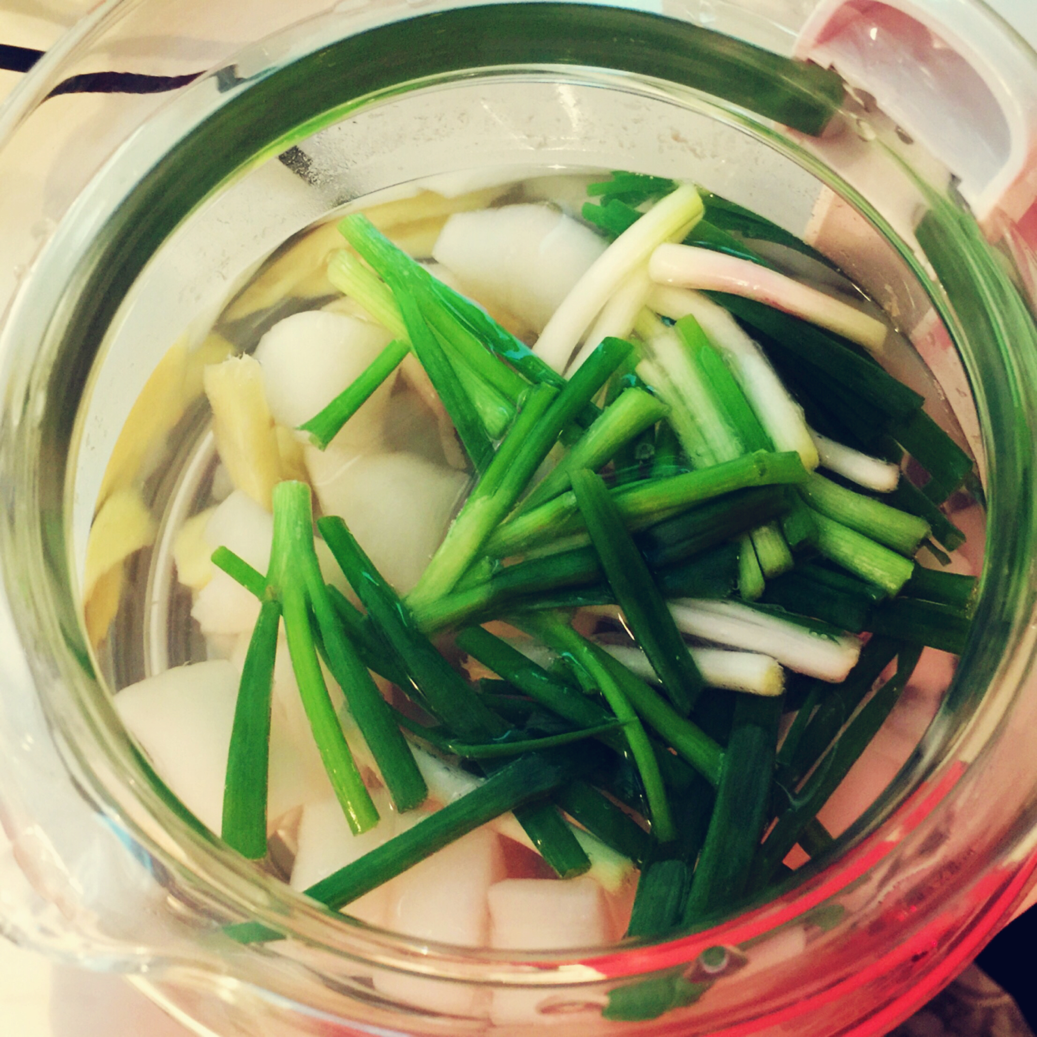 姜葱萝卜饮（止风寒咳嗽）