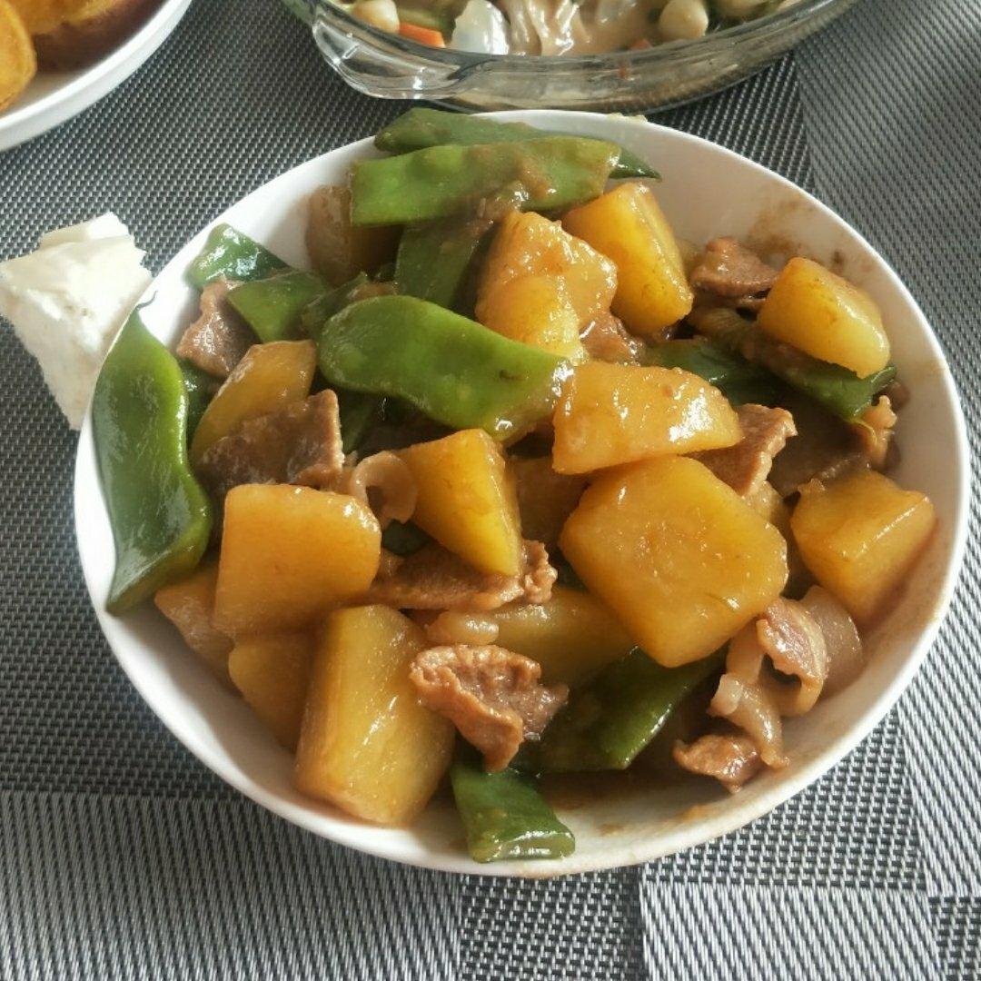土豆炖扁豆